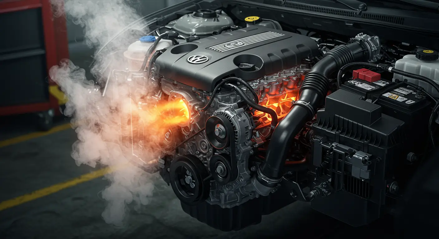 Simptomi pregrejavanja motora uključuju povećanje temperature na instrument tabli, paru ispod haube i gubitak snage. Uzroci mogu biti nedostatak rashladne tečnosti, kvar na termostatu ili problemi s ventilatorom; odgovorite tako što ćete odmah zaustaviti vozilo i isključiti motor da biste sprečili dalju štetu.
