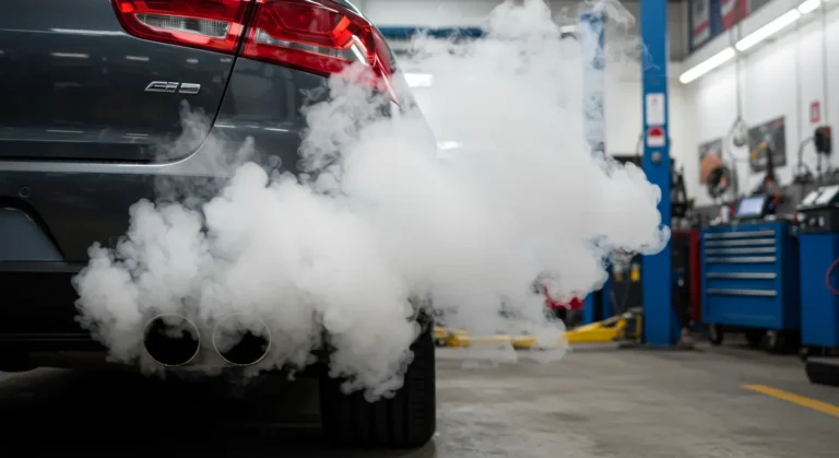 Beli dim iz auspuha: uzroci, dijagnoza i rešenja problema u automobilskoj industriji.