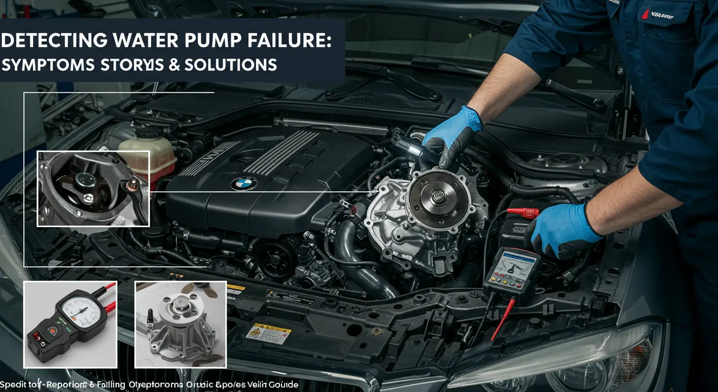 Da biste otkrili neispravan vodeni pump u automobilu, obratite pažnju na simptome kao što su curenje tečnosti, pregrevanje motora i čudni zvukovi, a za popravku je obično potrebno zameniti pumpu.
