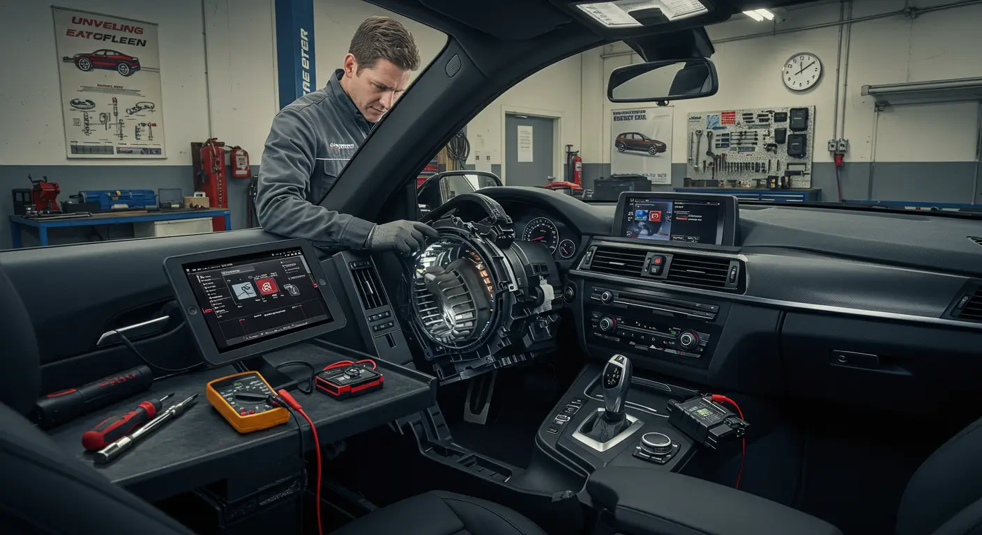 Dijagnostikovanje problema sa A/C ventilatorom automobila uključuje prepoznavanje simptoma kao što su slabo ili nestabilno duvanje vazduha i neobični zvukovi, dok popravke mogu uključivati zamenu osigurača, popravku elektroinstalacija ili zamenu samog motora ventilatora.
