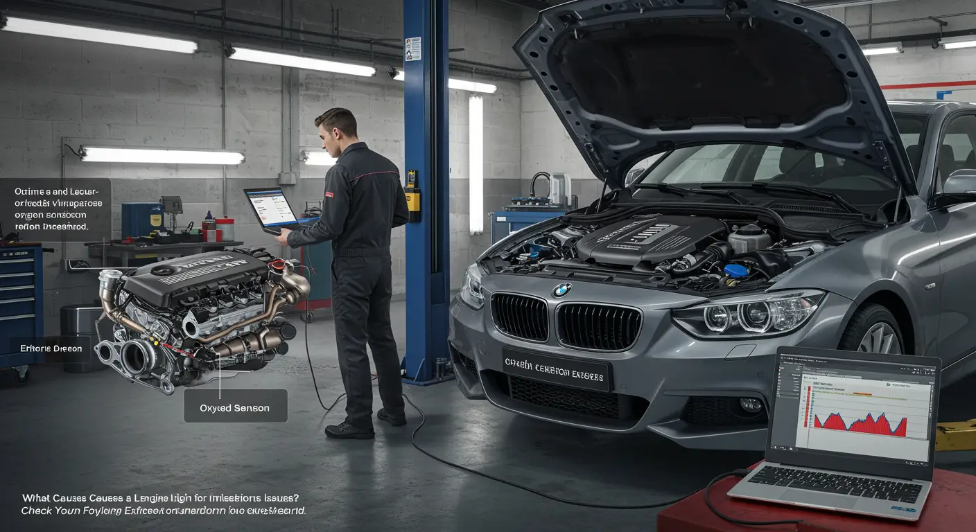 Ilustracija prikazuje automobilsku instrument tablu sa upaljenom lampicom