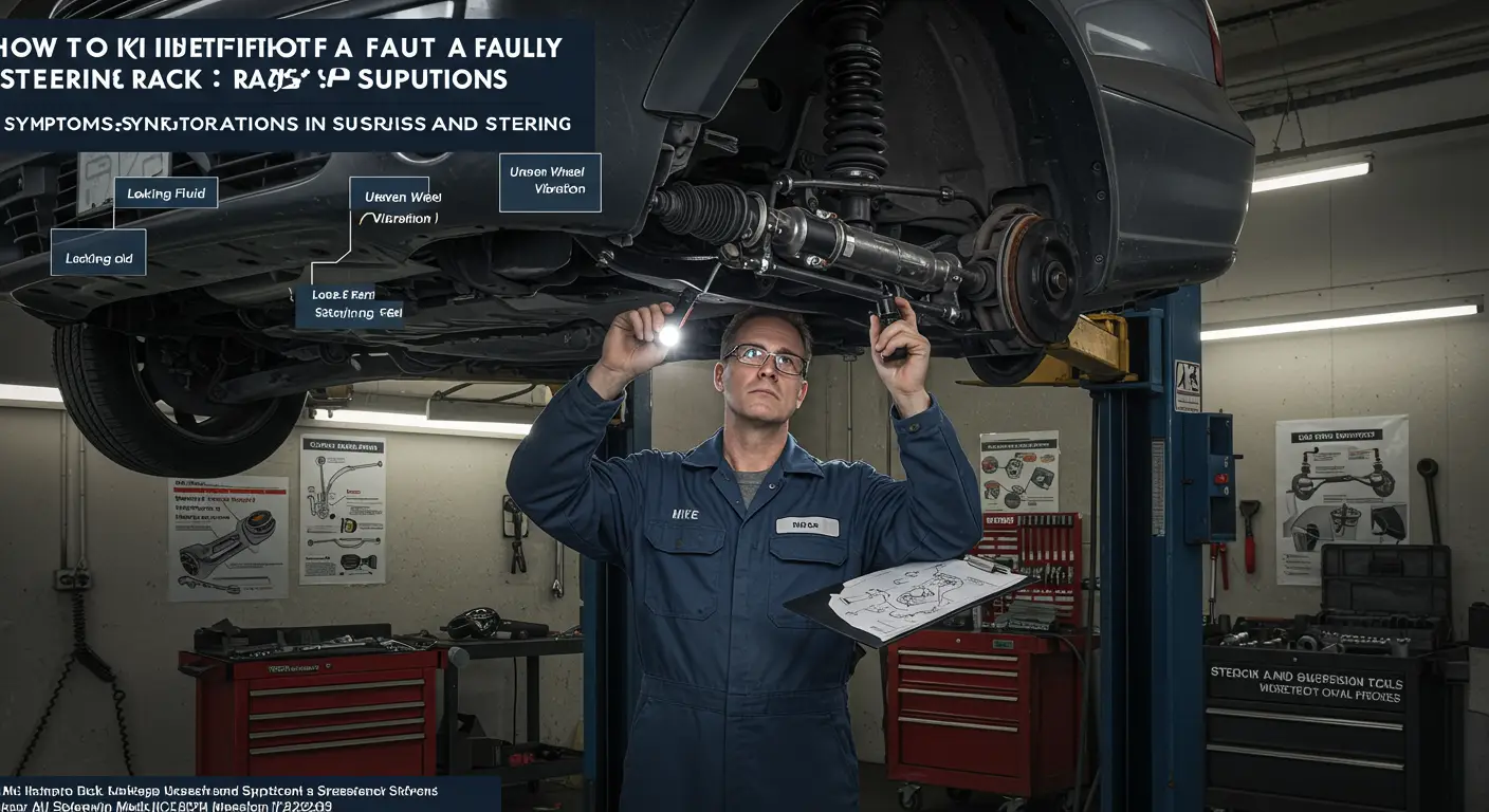 Prepoznajte neispravan upravljački mehanizam po simptomima kao što su otežano okretanje volana, curenje tečnosti za servo upravljač, ili neobični zvukovi pri skretanju; rešenja uključuju proveru i zamenu oštećenih delova ili reparaciju celog sistema.