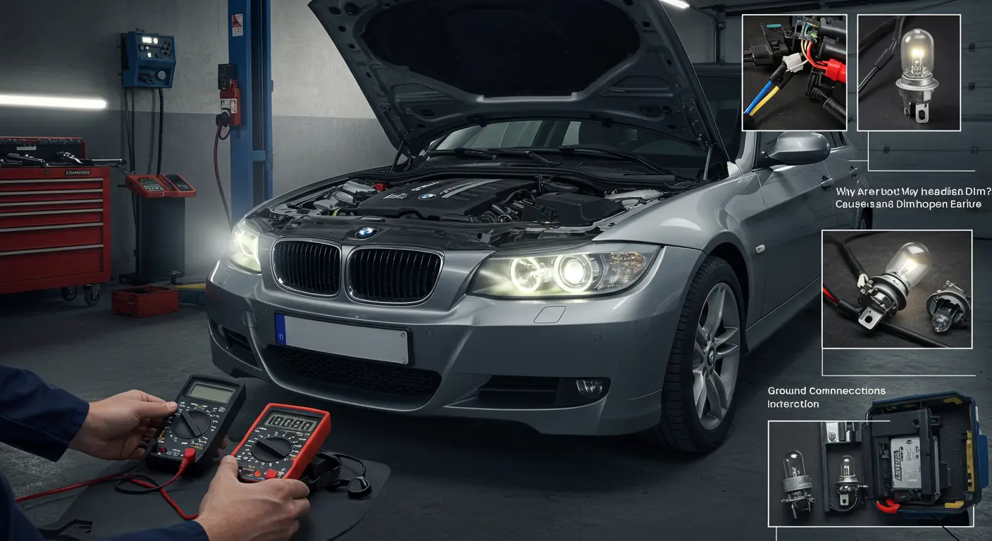 Prigušena svetla na automobilu mogu biti uzrokovana izbledelim sijalicama, prljavim sočivima, slabim električnim kontaktima ili problemima sa alternatorom, a rešenje može uključivati zamenu sijalica, čišćenje sočiva, proveru i čišćenje spojeva ili pregled sistema punjenja.