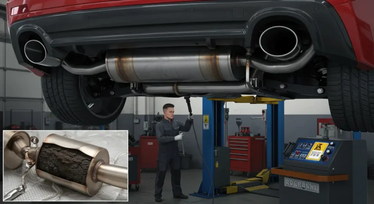 Simptomi i regeneracija DPF problema, automobilski motor, izduvni sistem, dim, smanjenje performansi, upaljena kontrolna lampica, blokada filtera čestica dizela.