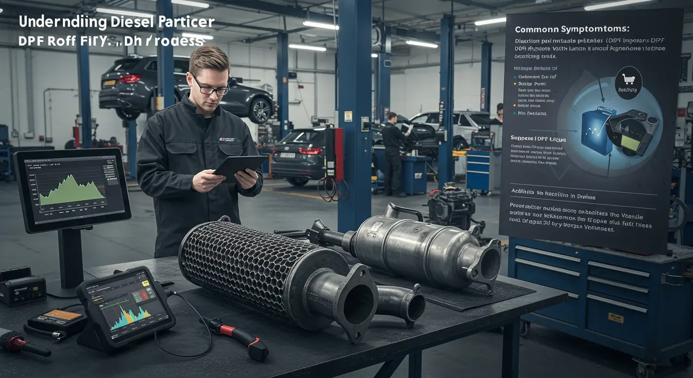 Problemi sa DPF filterom uključuju smanjenje performansi vozila, povećanu potrošnju goriva i pojavu lampice za motor, dok regeneracija obnavlja funkcionalnost filtarskog sistema sagorevanjem nakupljenih čestica.