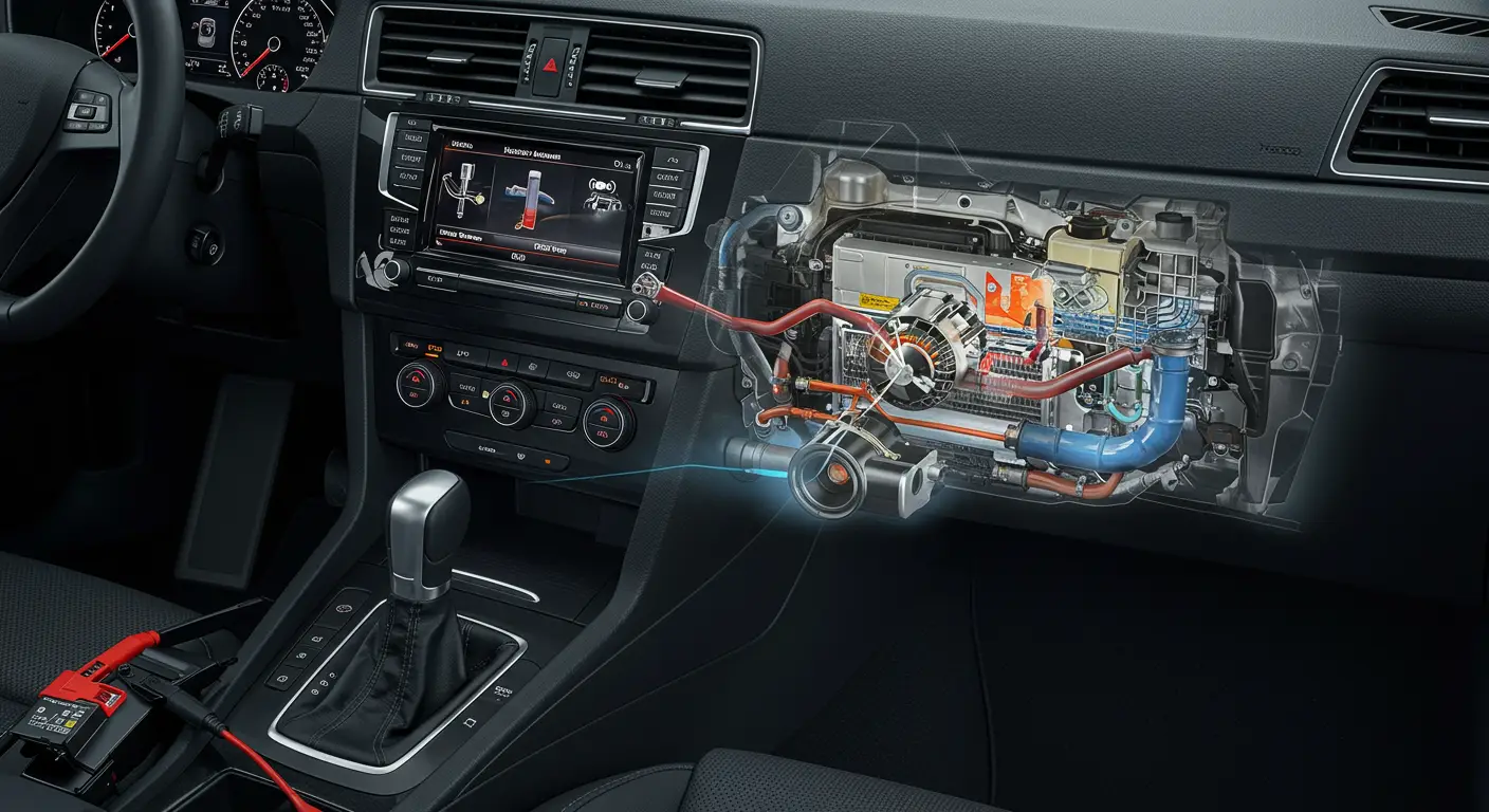 Problemi sa grejačem automobila mogu biti uzrokovani neispravnim termostatom, blokiranim radijatorom grejača ili niskim nivoom rashladne tečnosti, a dijagnoza uključuje proveru ovih komponenti, dok rešenja mogu uključivati zamenu termostata, ispiranje sistema ili dopunjavanje tečnosti.