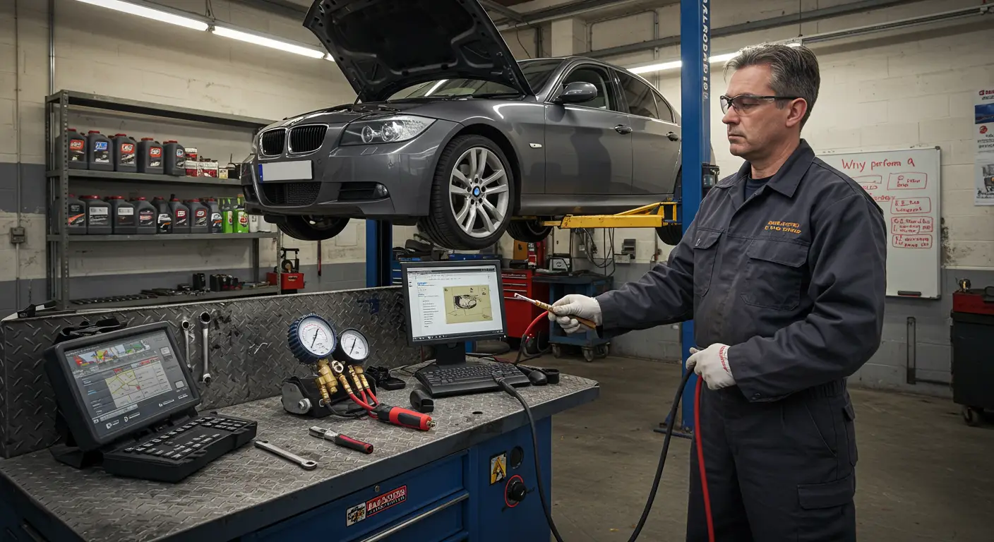 Testiranje pritiska u sistemu goriva se izvodi pomoću manometra kako bi se proverila ispravnost rada pumpe i otkrili eventualni curenje ili nepravilnosti u sistemu, što je ključno za optimalne performanse motora.