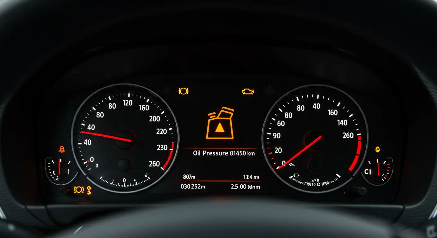 Lampica upozorenja pritiska ulja signalizira vozaču da je pritisak ulja u motoru ispod dozvoljene granice i da treba odmah proveriti stanje motora.