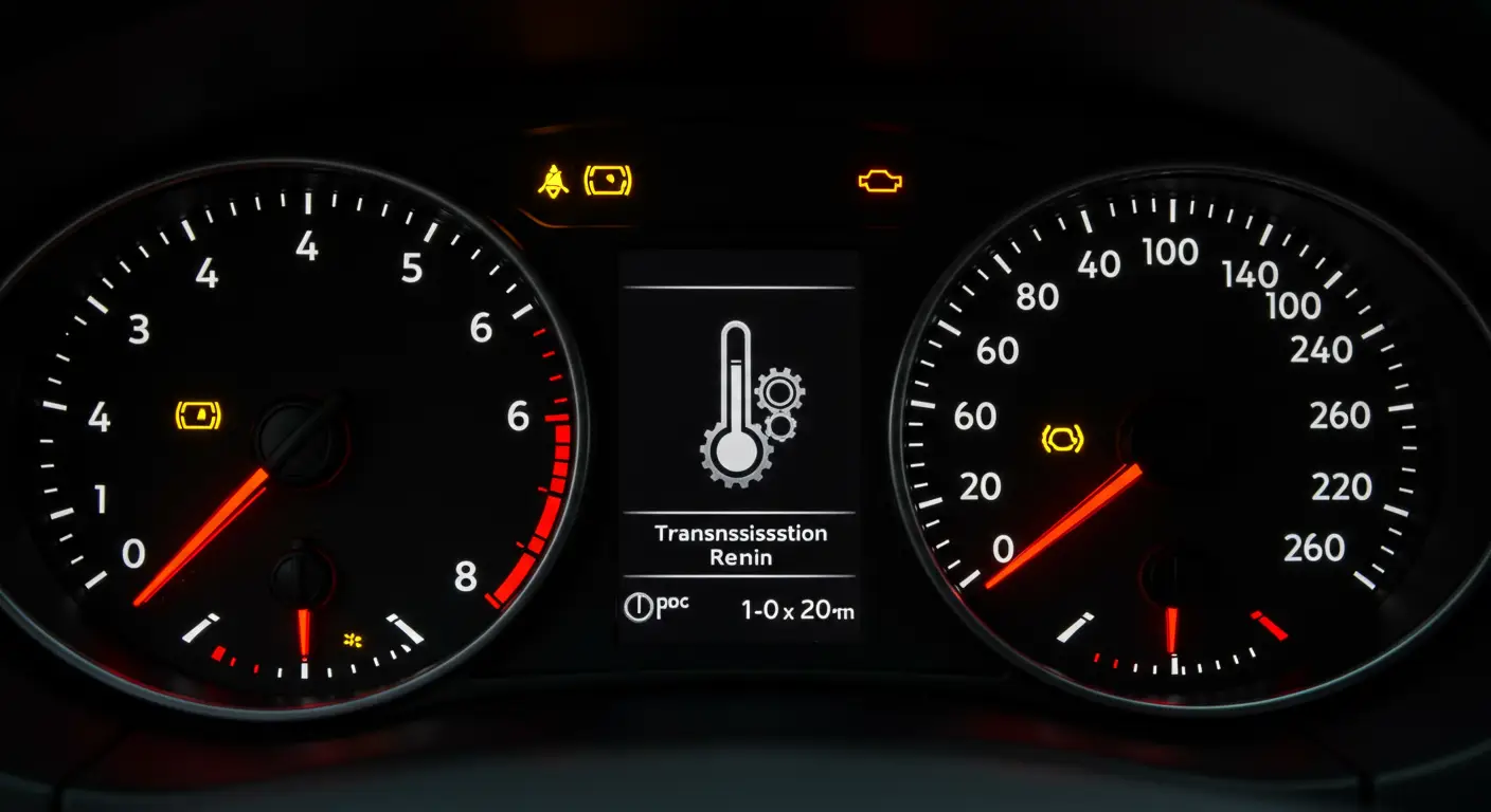 Lampica za temperaturu prenosa (Transmission Temperature Lamp) upozorava vozača na previsoku temperaturu menjača kako bi se sprečila moguća oštećenja.