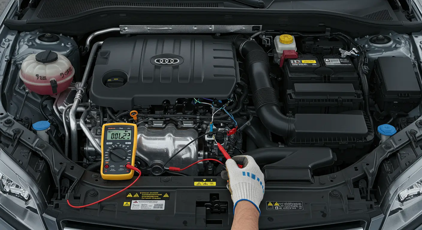 Instrument tabla automobila prikazuje upozorenje za nizak pritisak ulja, sa upaljenom lampicom za proveru motora i dijagnostičkim kodom P0521.