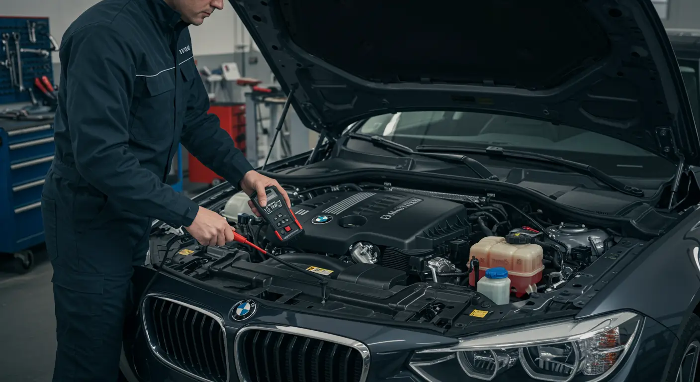 Automobilska instrument tabla sa upaljenom lampicom