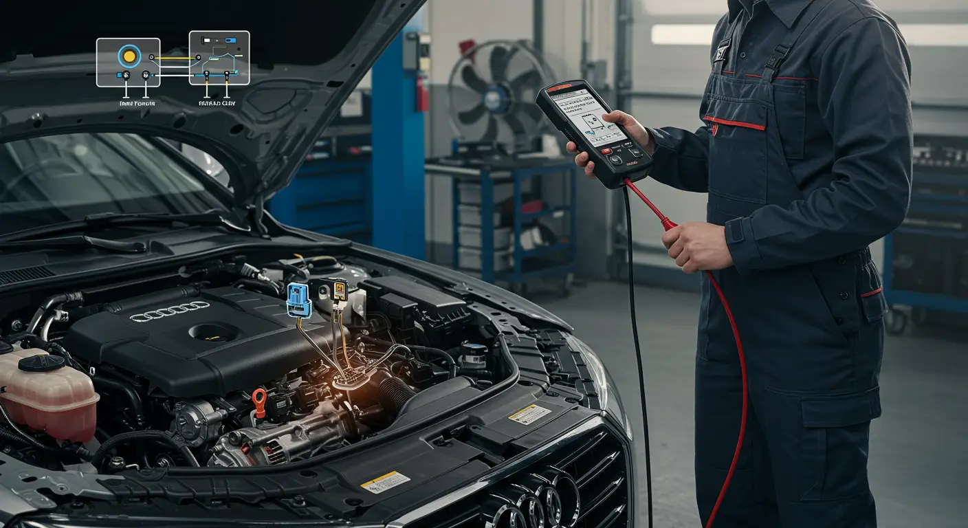 Automobilska instrument tabla sa upaljenom lampicom za proveru motora i dijagnostičkim kodom greške P0716 vezanim za senzor ulazne brzine.