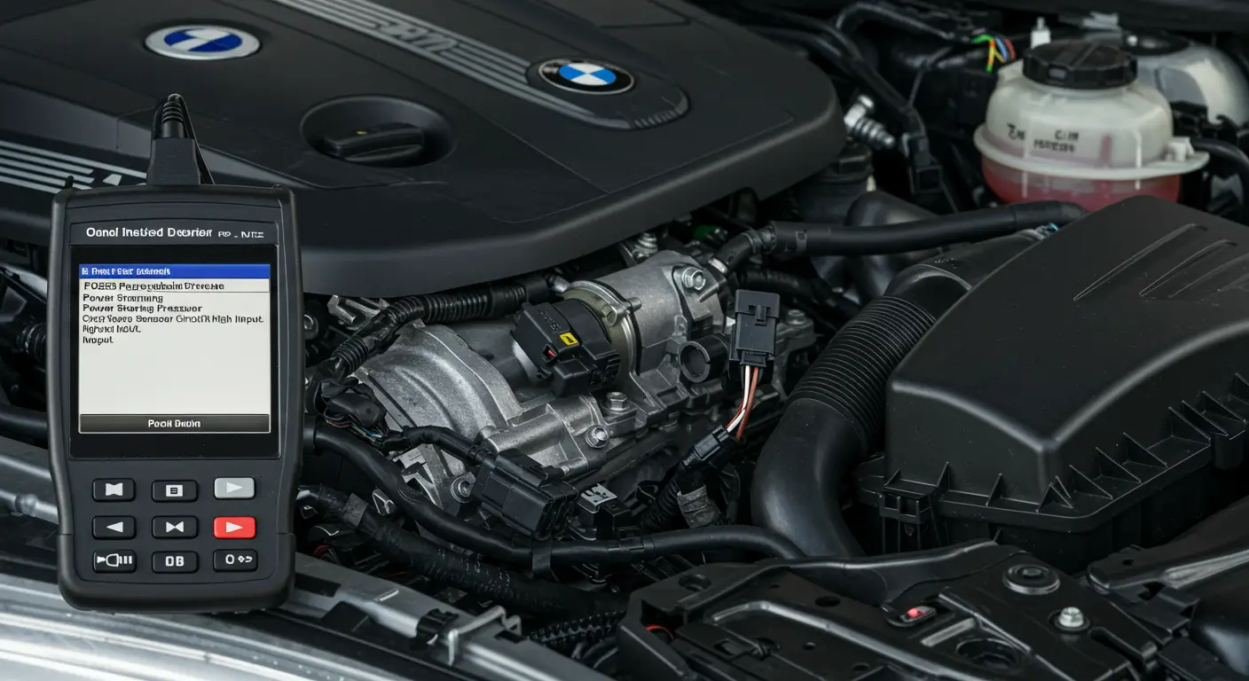 Greška P0553 označava visok napon na krugu senzora pritiska servo volana, što može ukazivati na problem sa samim senzorom, instalacijom ili kontrolnom jedinicom.