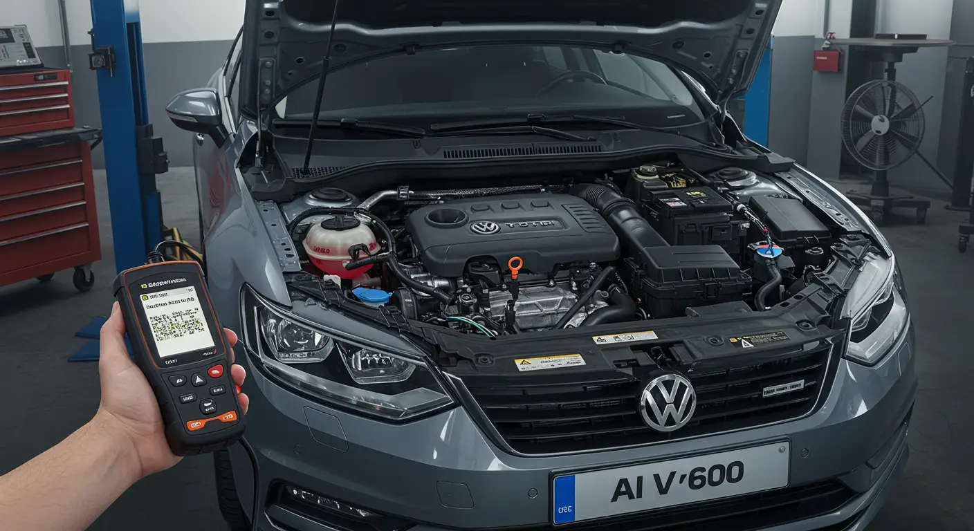 Instrument tabla automobila sa upaljenom lampicom za grešku i prikazom koda P0578, što ukazuje na problem sa tempomatom.