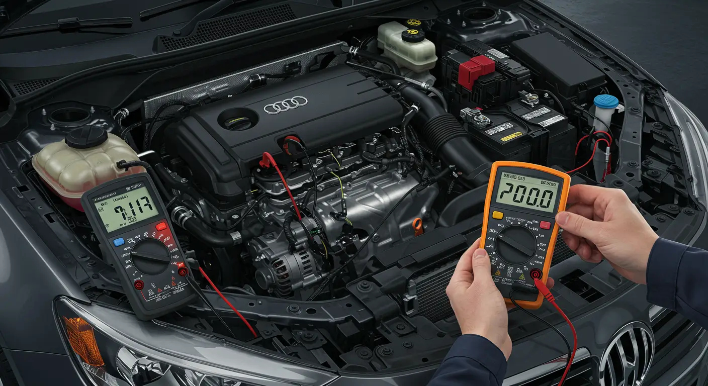 Na slici je prikazana šema automobilske električne instalacije sa označenim starter relejem i dijagnozom greške P0617 - visoki napon u kontrolnom kolu starter releja.