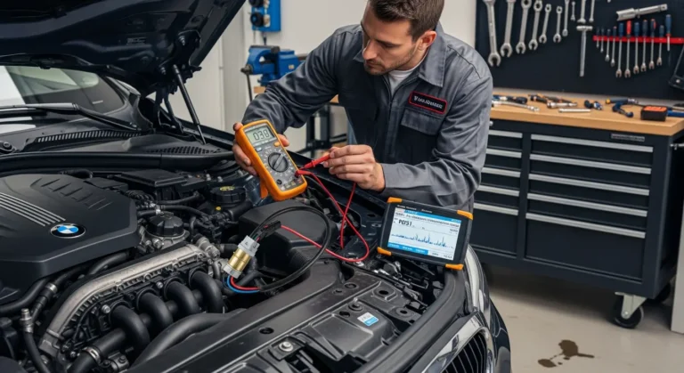 Senzor pritiska rashladnog sredstva klime, električne veze i ECU, dijagnostika greške P0531 u automobilskom klima sistemu.