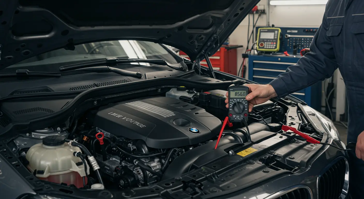 P0560 - Sistem Napon označava problem sa naponom u električnom sistemu vozila, što može ukazivati na kvar alternatora, akumulatora ili spojeva.