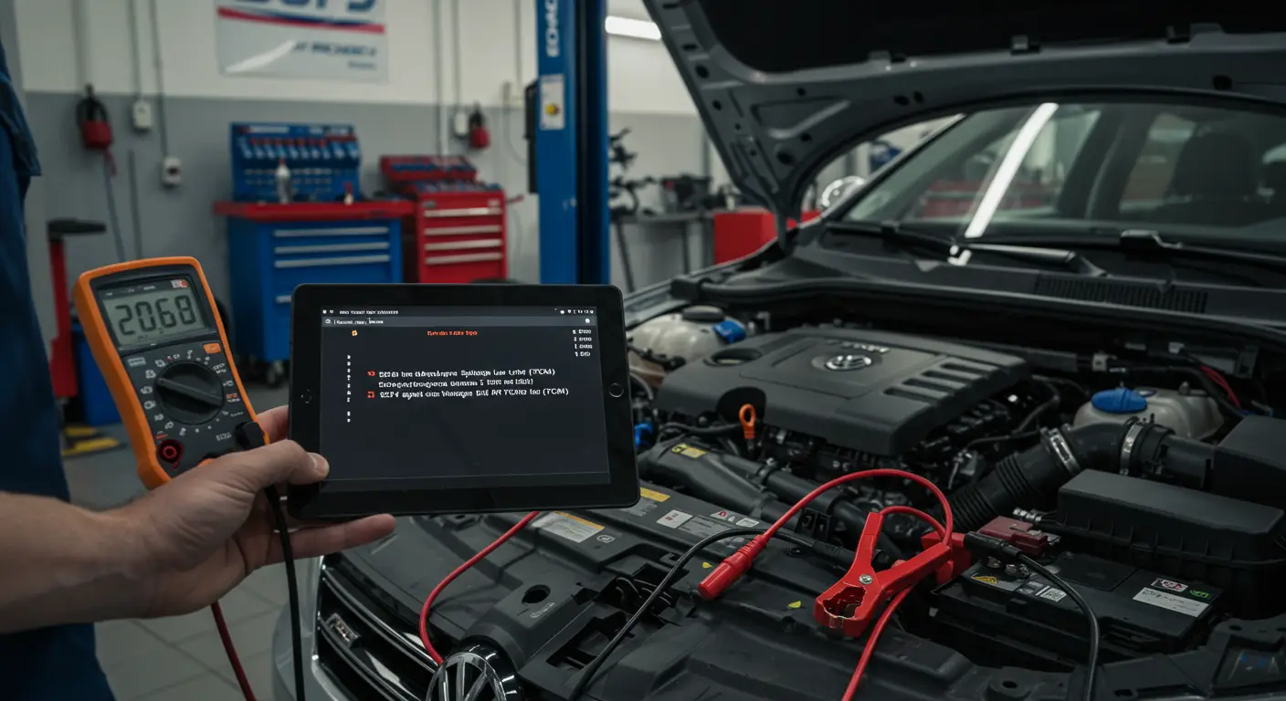 P0562 - Sistem nizak napon (TCM) označava da je napon u električnom sistemu vozila ispod dozvoljenog minimuma, što može uticati na rad menjača.