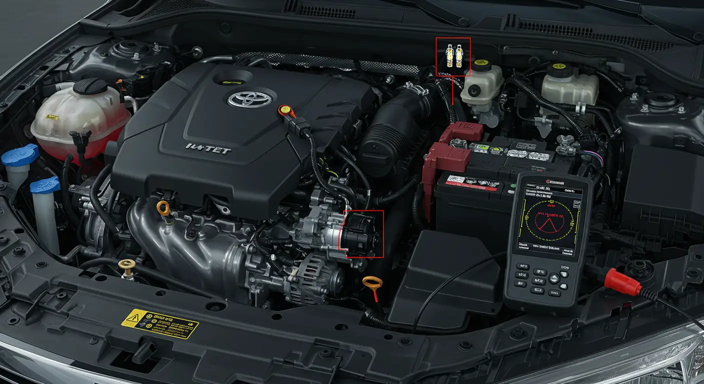 P0615 označava grešku u kolu za kontrolu releja startera, što može dovesti do problema sa pokretanjem motora.