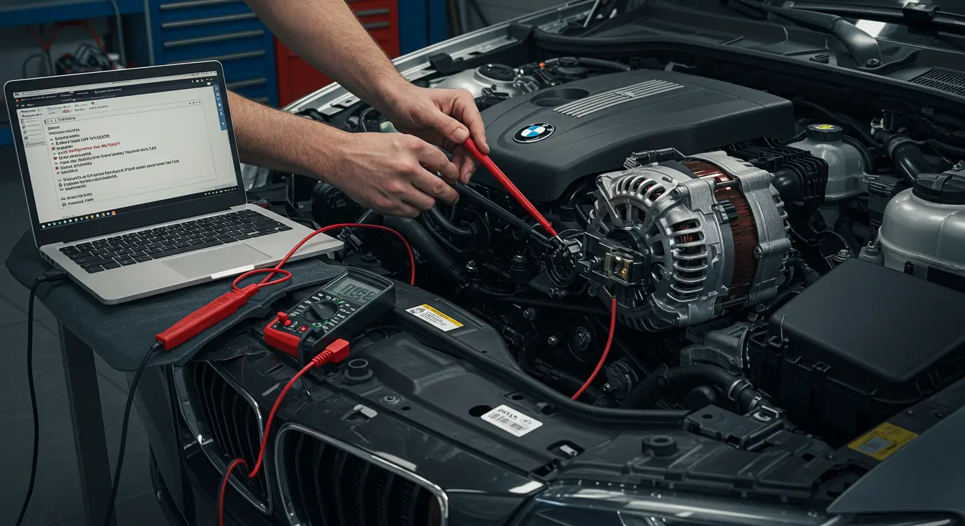 P0622 označava problem u F-terminalnom kolu generatora (alternatora), što može uzrokovati nepravilan rad punjenja akumulatora u vozilu.