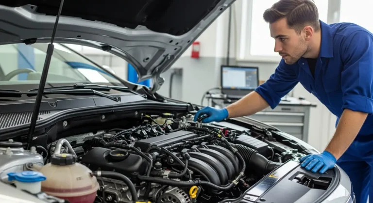 Ventil za podešavanje usisnog kolektora, elektronika i kablovi, prikaz greške P0661 niskog napona u automobilskoj elektronici.