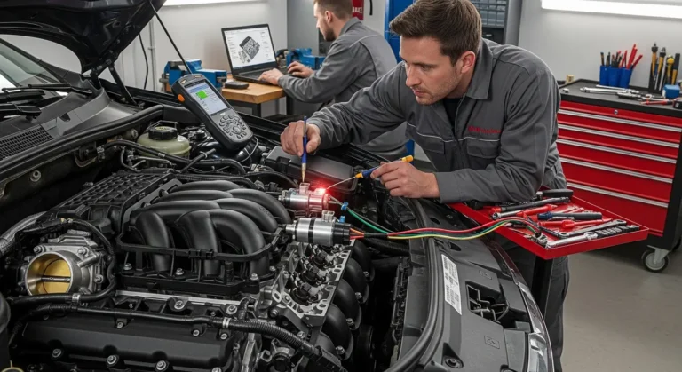 IMT ventil solenoid, visok napon, električni problemi upravljanja usisnom granom kod automobila, dijagnostički kod greške P0662, auto elektronika.