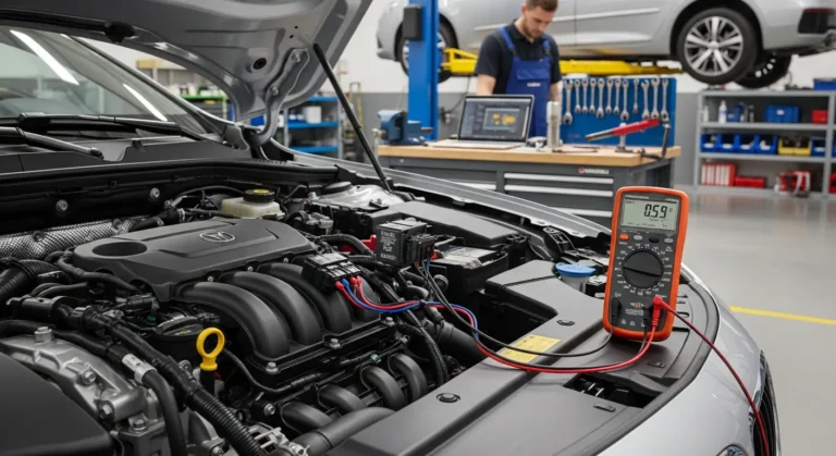 P0691 – Nizak napon u krugu upravljanja releja ventilatora za hlađenje Automobilski rashladni ventilator i relej, dijagnostika P0691, niski napon u kontrolnom kolu, mogući kvar elektronike ili spojeva.