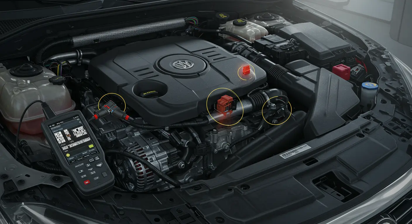 P0694 označava visok napon u krugu za upravljanje releja ventilatora hlađenja, što može ukazivati na problem sa ožičenjem, relejem ili kontrolnim modulom.