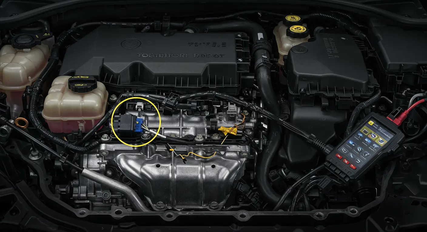 P0710 označava kvar u električnom krugu senzora temperature ulja u automatskom menjaču, što može dovesti do nepravilnog rada menjača.