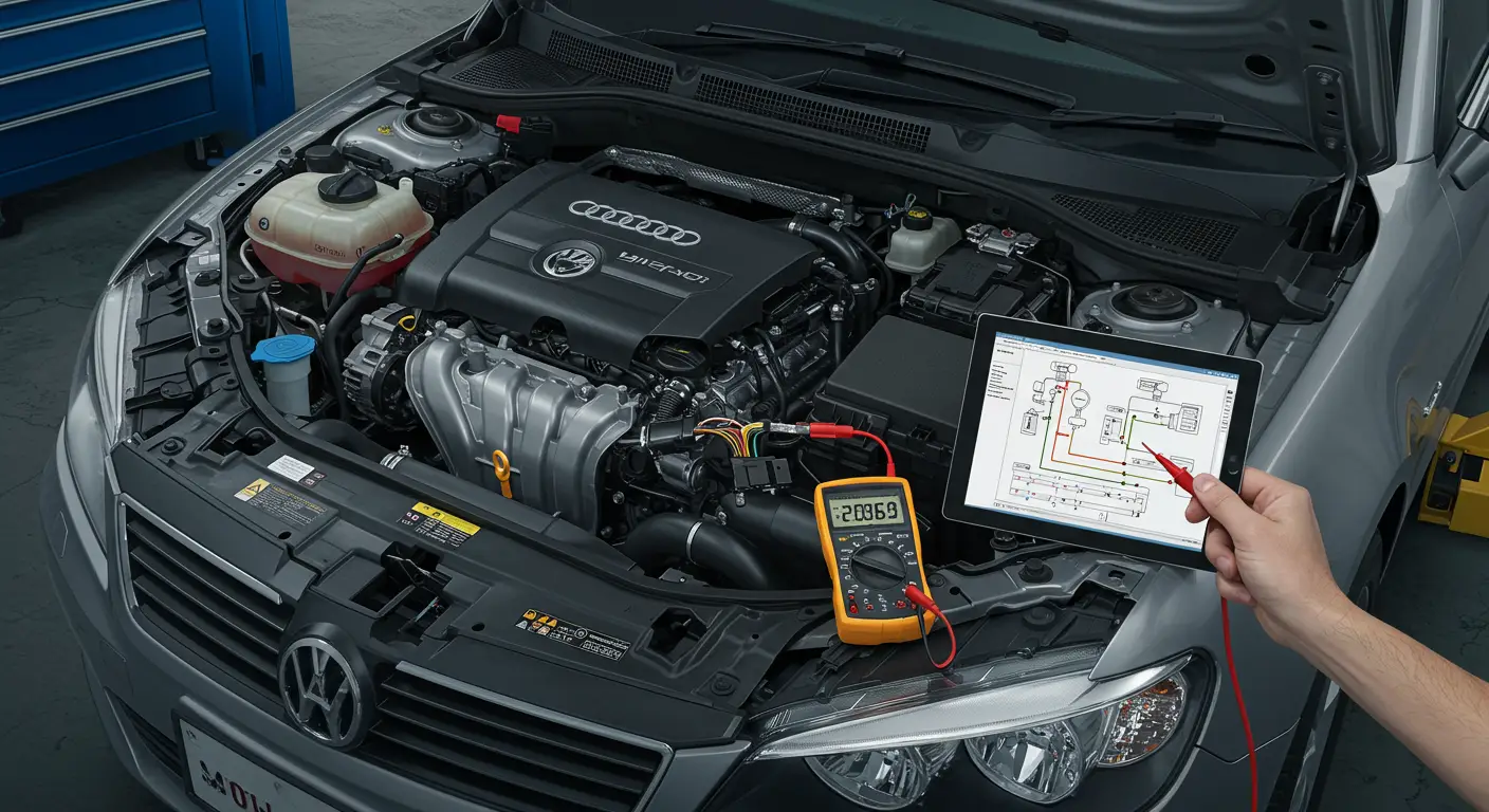 Slika prikazuje automobilsku komponentu – solenoid ventila za podešavanje usisnog razvodnika (IMT), sa prikazanim električnim konektorima i žicama, u kontekstu greške P0660.