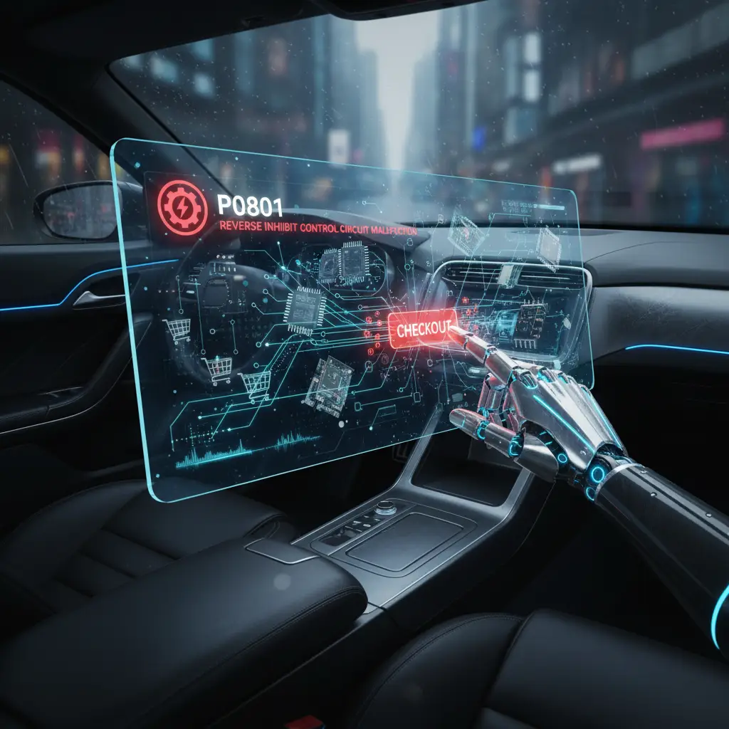 Dijagram automobilske kontrolne jedinice sa označenim delom za 