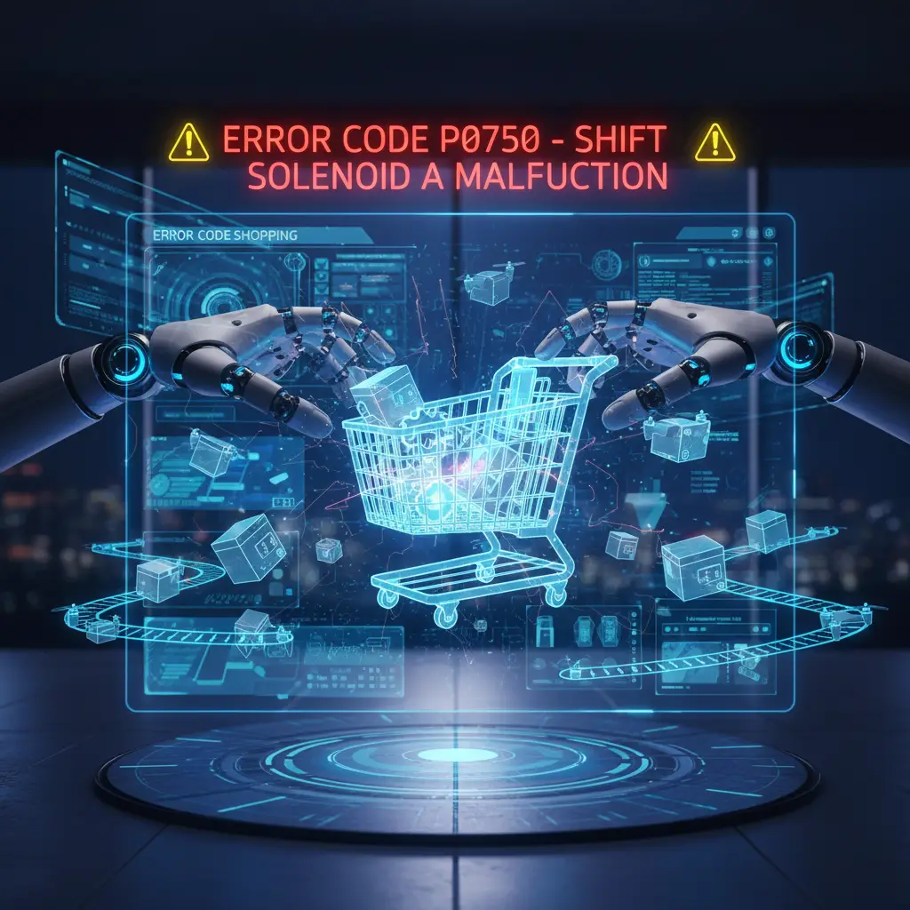 Ilustracija automobilske menjačke kutije sa označenom lokacijom Shift Solenoid A i upozorenjem 