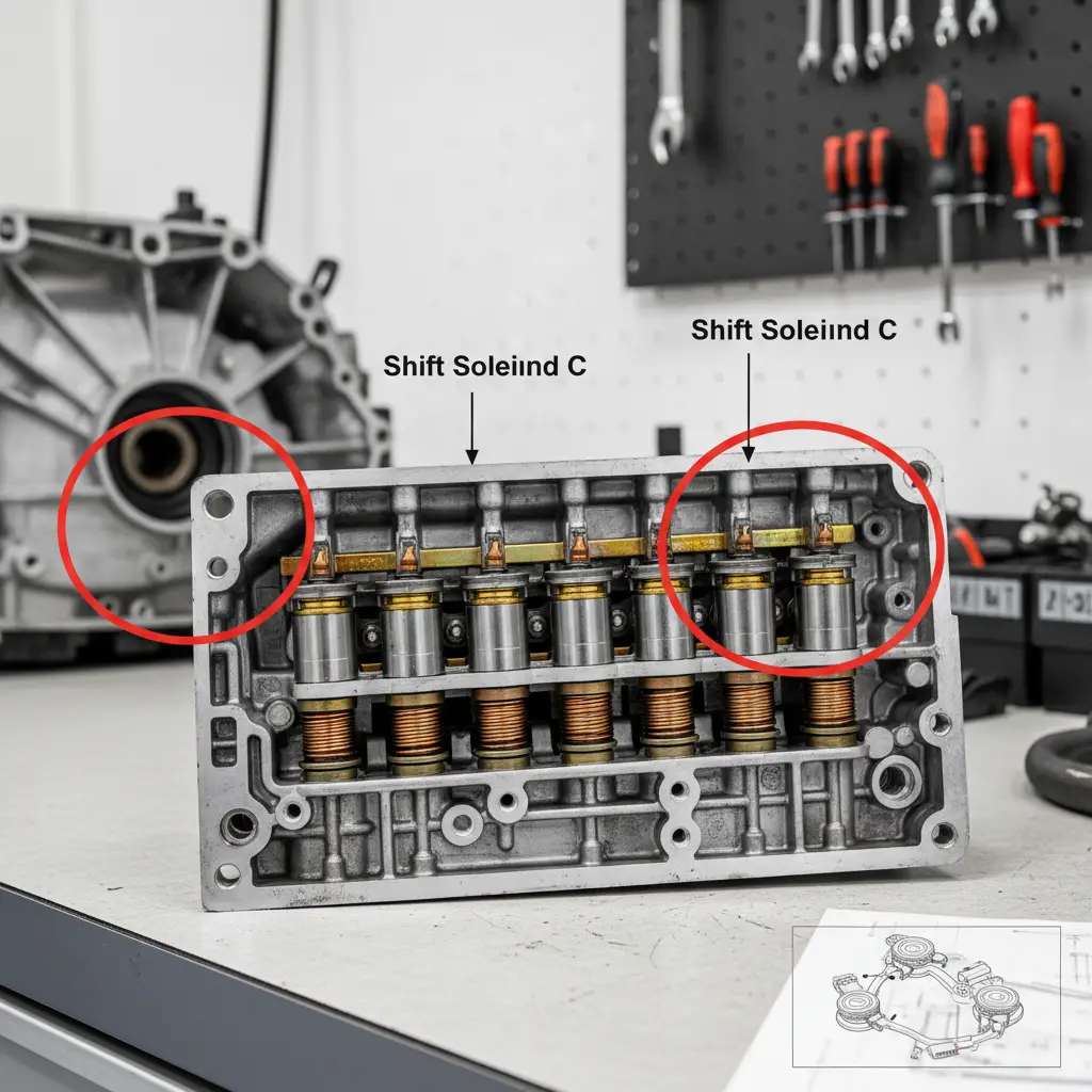 Kada se pojavi greška P0761 - Shift Solenoid C Performance ili Stuck Off, menjač može otežano menjati brzine, što može otežati online kupovinu delova za popravku automobila.