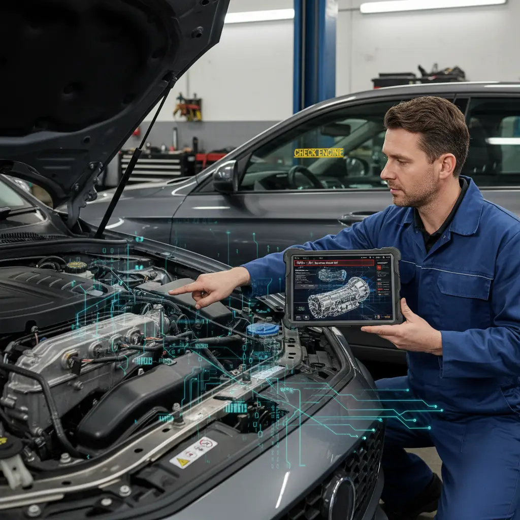 Kôd greške P0741 - TCC System Stuck Off označava problem sa sistemom zaključavanja obrtnog momenta menjača, što može uzrokovati smanjenu efikasnost vozila pri online kupovini autodijelova.