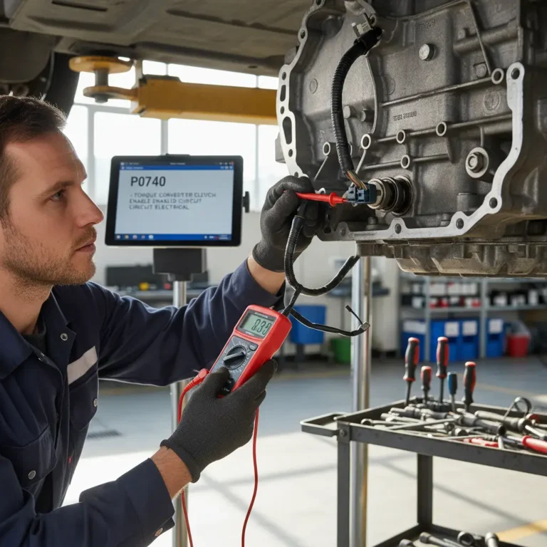 P0740 – Električni krug solenoida za aktivaciju TCC-a Online kupovina auto delova: prikaz TCC enable solenoida i P0740 greške, električni dijagram, izbor pravog dela preko interneta.