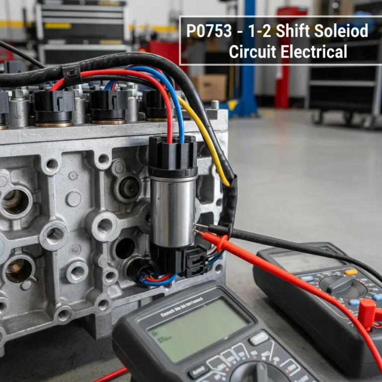 Online kupovina rezervnih delova: prikaz solenoida P0753 za automatski menjač, električni deo za 1-2 shift, poručivanje preko interneta.