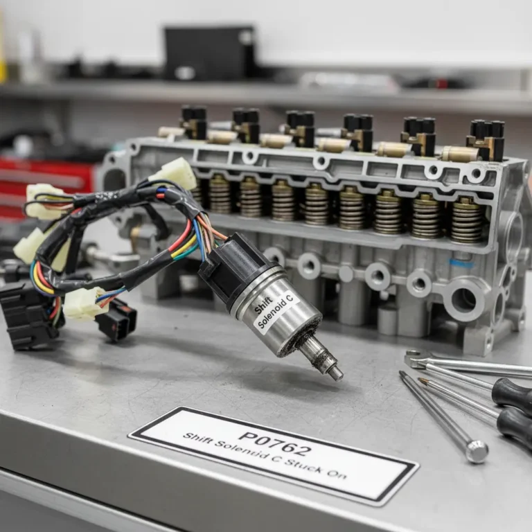 P0762 – Elektromagnetni ventil za promenu brzina C zaglavljen u uključenom položaju Online kupovina automobilskih delova: izbor i naručivanje elektromagnetnog ventila menjača (P0762 - Shift solenoid C zaglavljen uključen) preko interneta.