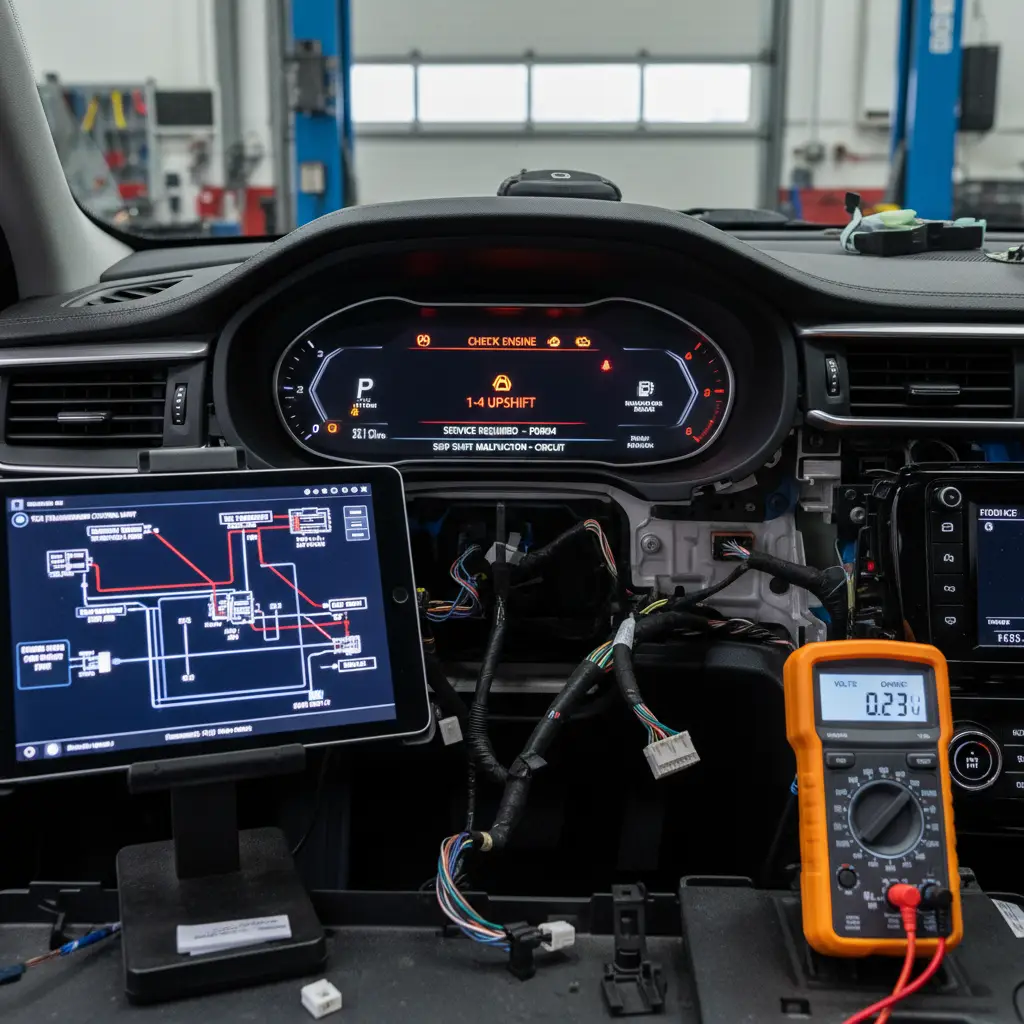 P0804 - Greška u kontrolnom krugu lampice za 1-4 upshift (skip shift) može izazvati probleme pri online kupovini auto-delova, jer može biti potrebno zameniti ili popraviti ovaj elektronski deo.