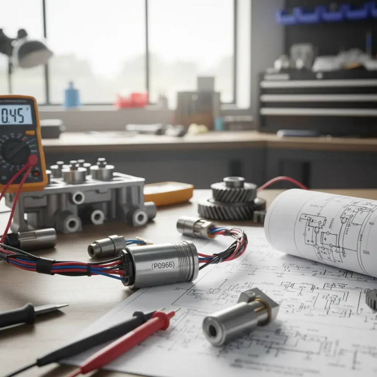 Online kupovina auto delova: dijagnostički kod P0966, solenoid kvačila, napon nizak, TCM, elektronska šema, izbor delova, internet prodavnica.
