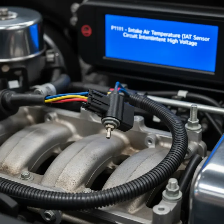 Senzor temperature usisnog vazduha (IAT) prikazan uz online korpu i alat za dijagnostiku automobila, tema online kupovina auto delova.