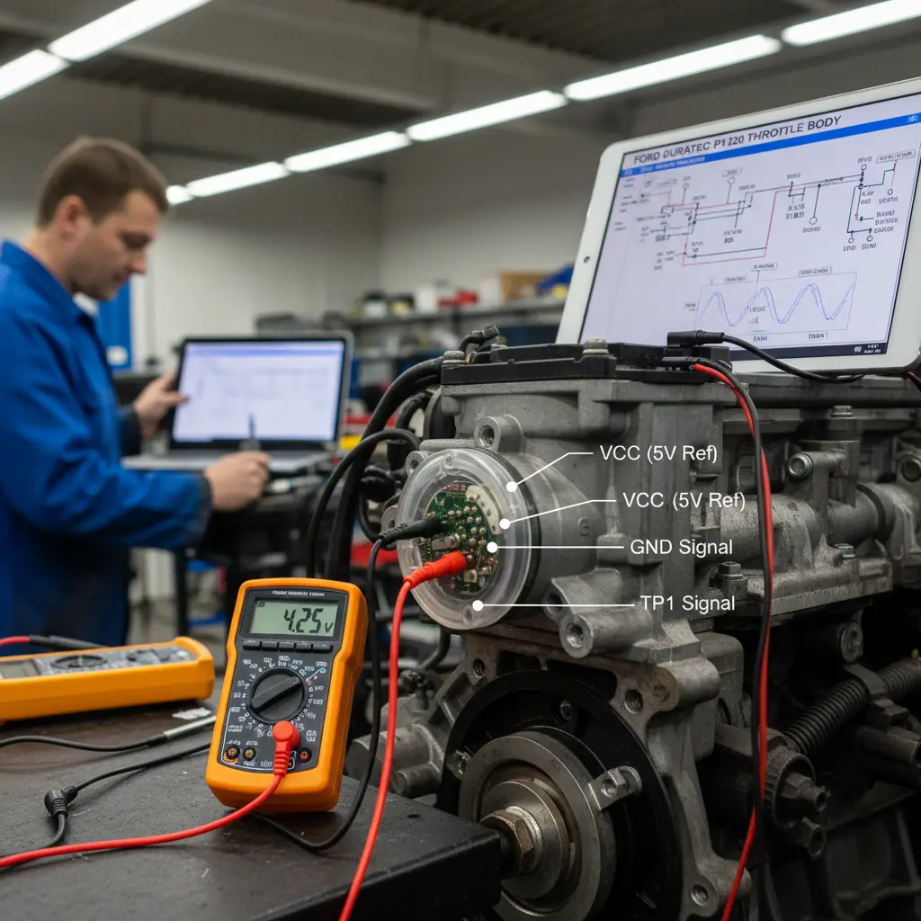 P1120 - Senzor položaja leptira gasa 1 (TP) ukazuje na problem u električnom kolu senzora, što može uticati na pravilno funkcionisanje automobila kupljenog putem online kupovine.