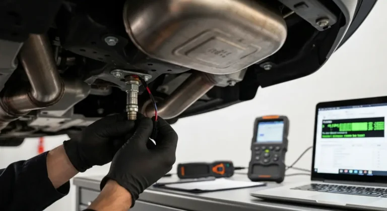 P1139 – Grejani kiseonički senzor (HO2S) nedovoljno prebacivanje Banka 1 Senzor 2 Heated Oxygen Sensor (HO2S) Bank 1 Sensor 2, automobilski izduvni sistem, dijagnostički kod P1139, neadekvatno prebacivanje, senzor temperature izduvnih gasova.
