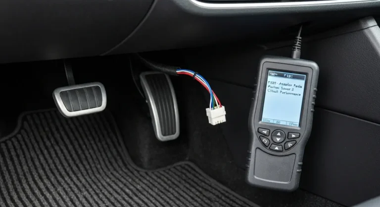 Senzor papučice gasa P1281, dijagnostika kvara kruga senzora 2, upozorenje na neispravan rad elektronskog sistema u automobilu.