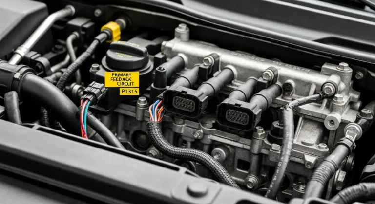 P1315 – Primarni povratni krug bobine paljenja 4 Kvar na automobilu: Greška P1315, neispravan primarni povratni krug bobine 4, dijagnostika paljenja, elektronski problemi u motoru.
